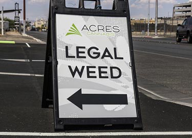 Legal weed sign
